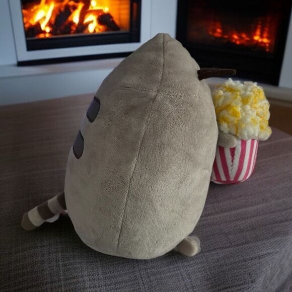 Gund NEW PUSHEEN POPCORN Plush 9.5 Inch Snackables Cat Stuffed Toy - Picture 4 of 6